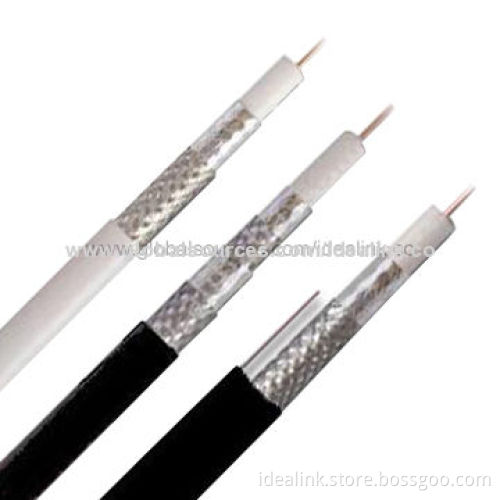 Coaxial Cables with Flexible Solid, Stranded Copper Wire and PVC/PE Jacket